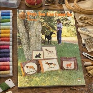 BOOK Dogs You Can Count On by Vanessa Counted Cross Stitch Designs Dachshund